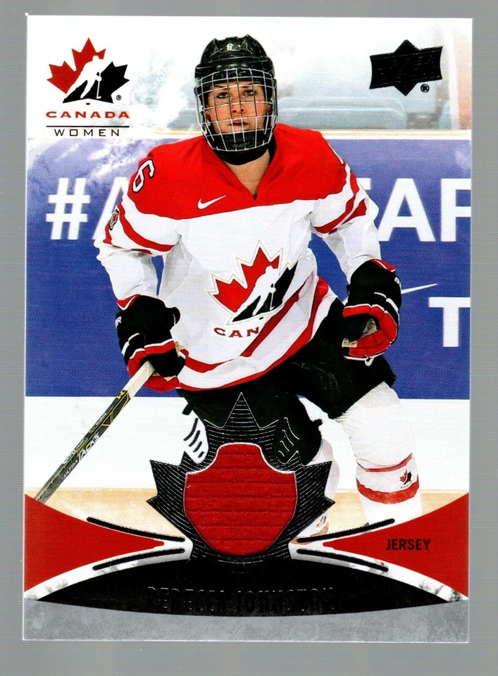 2016-17 Upper Deck Team Canada Juniors #155 Rebecca Johnston Jersey  - Image 1 of 1