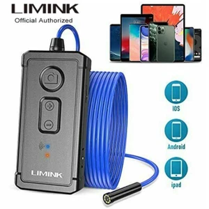 Cámara industrial de inspección boroscopio endoscopio wifi de 6,8 mm 33 pies para Android IOS - Imagen 1 de 5