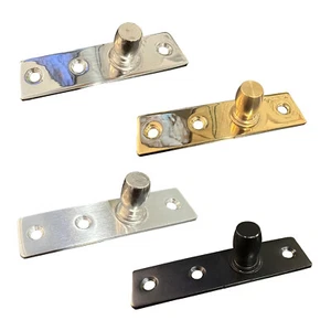 Pivote oscilante superior de acero inoxidable con suspensión central libre para montaje de parche de puerta de vidrio - Imagen 1 de 13