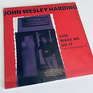 John Wesley Harding GOD MADE ME DO IT Vinyl EP Record VG+ - Imagen 1 de 2