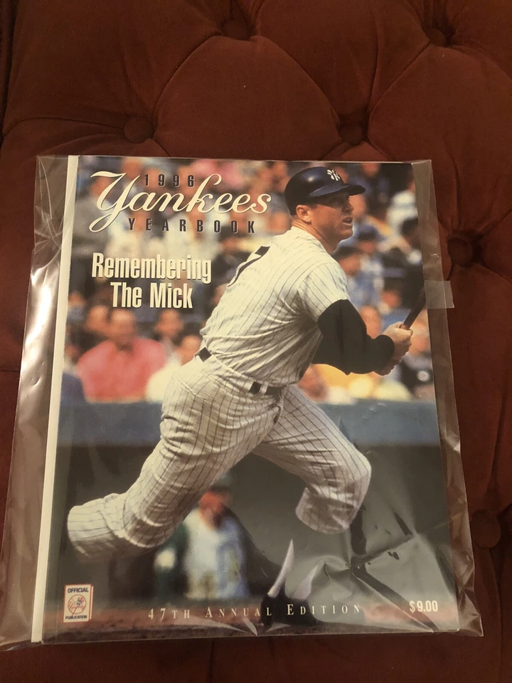 1996 NY YANKEES Yearbook Remembering Mantle (JETER ROOKIE). Mint Free Shipping - Image 1 of 1