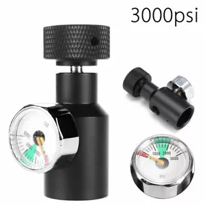 1/8 Paintball Co2 Adapter Air Regulator Fill Station Remote On/Off 3000psi Gauge - Picture 1 of 7