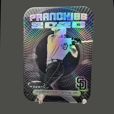 2020 Bowman’s Best #FFDC-FT Fernando Tatis Die-Cut Inverse Color SP Padres - Image 1 of 2