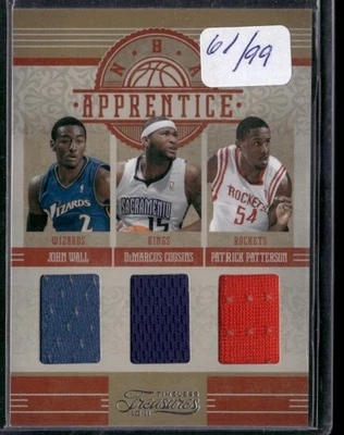 2010-11 Timeless Treasures 14 Wall Cousins Patterson Materials Triple /99 - Image 1 of 2