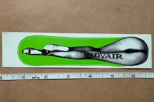 RAD AIR SNOWBOARDS Aufkleber 6x1,25 Netzstrümpfe Mädchen Pin-Up Skipisten Skater - Bild 1 von 1