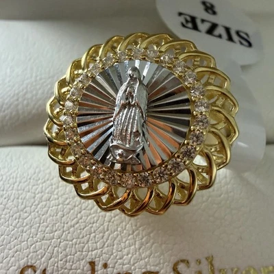 Moricci Sterling Silver 925 Virgin Guadalupe Solid Catholic Church - Image 1 of 4