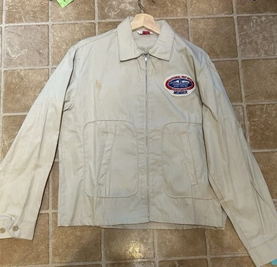 Vintage Madras Oregon Dragway Class Winner Jacket NHRA Size 38 Cotton - Image 1 of 4