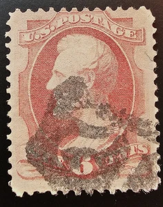US STAMP LINCOLN 6c 1870 SC#148 W/O GRILL HARD PAPER PERF-12 UHNG  - Picture 1 of 2