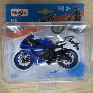 Maisto 1:18 Yamaha YZF-R1 Motorcycle Bike Diecast - Fast Shipping - Picture 1 of 3