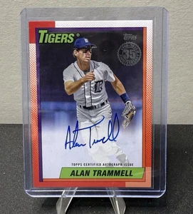 Tarjeta automática de béisbol Alan Trammell 2025 Topps 1990 #90A-AT Detroit Tigers - Imagen 1 de 2