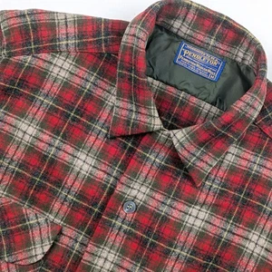 Vintage Pendleton Herren 1962 ORIGINAL BOARD SHIRT Loop Kragen 100% WOLLE kariert MEDIUM - Bild 1 von 18
