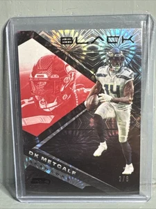 Panini Football Noir 2022 #84 DK Metcalf Rubis /8 - Photo 1/2