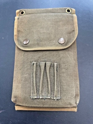 Estuche Mapa Verde Selva Ejército Británico Segunda Guerra Mundial Muy Buen Estado Usado Escaso Foto 1 de 4