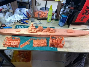 3D Printed 1/200 Japanese Navy Kure-class Heavy Cruiser Unpainted Model Kit - Picture 1 of 9