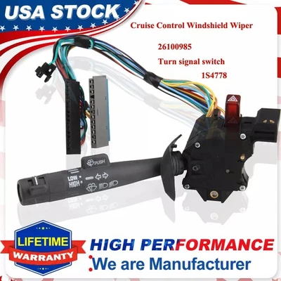 Turn Signal Switch Cruise Wiper For Chevy Silverado C1500 Suburban Tahoe 1995-98 Foto 1 de 4
