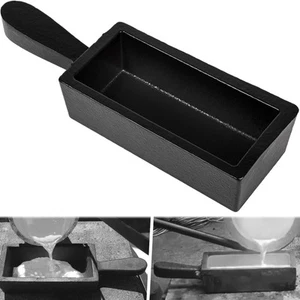 100 oz Troy Ounce Gold Bar Loaf Cast Iron Ingot Mold Perfect for Custom Smelt... - Picture 1 of 9