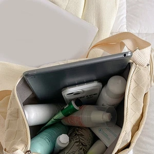 Cute Canvas Shoulder Bag for Daily Commute Crossbody Bags Large Capacity Satchel - Picture 1 of 10