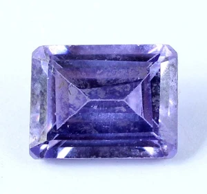 Natürlicher kambodschanischer lila Zirkon 9,25 kt Smaragdschliff Edelstein zertifiziert T11645 - Bild 1 von 7