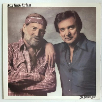 Willie Nelson & Ray Price San Antonio Rose Vinyl LP Record Album 1980 Columbia - Image 1 of 4