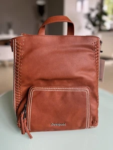 Desigual Designer Handtasche Rucksack 25SAKP21 NEU UVP: 89,95€ braun - Bild 1 von 5