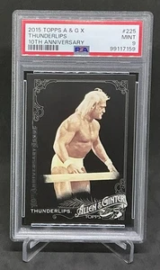 2015 Allen & Ginter X 10th Anniversary Hulk Hogan Thunderlips PSA 9 Mint #225 - Picture 1 of 2