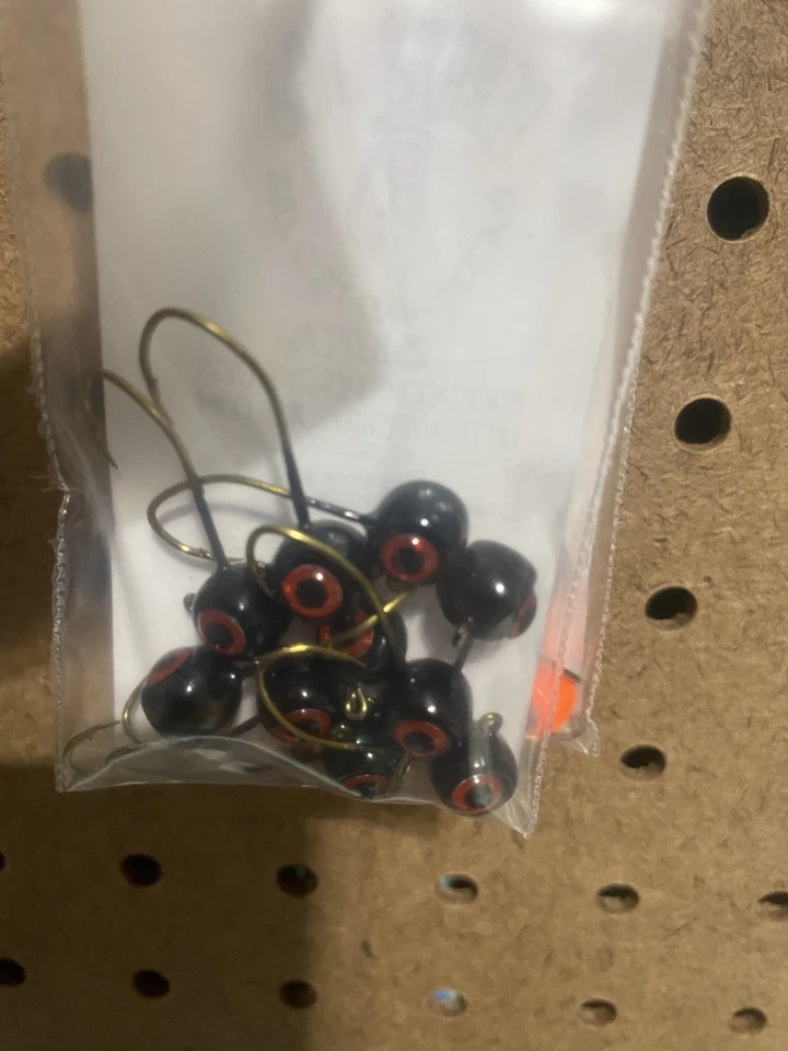 Freestyle Crappie Jig Heads 1/8 Oz 50 Count Size 4 Mustad Hook - Image 1 of 1