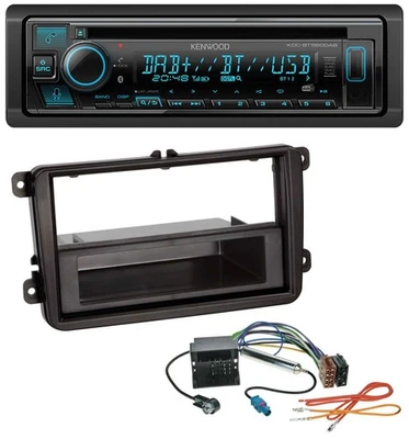 Kenwood Bluetooth DAB CD MP3 USB Autoradio für Skoda Fabia Octavia Rapid Roomste - Bild 1 von 4