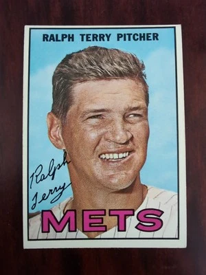 1967 Topps - Ralph Terry #59 NM or better sharp Mets - Image 1 of 2