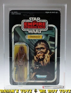 Vintage Kenner Star Wars Carded ESB 41 Back-E Chewbacca Action Figure AFA 70 ... - Picture 1 of 6