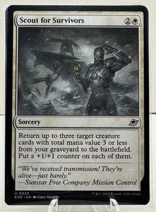 Scout for Survivors X4 Playset 0033 : Magic the Gathering(mtg) - Picture 1 of 1