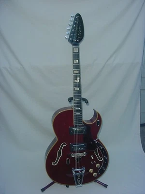 Guitarra Eléctrica Vintage Años 60 VOX 286 Grand Prix Cuerpo Hueco Proyecto/OHSC Foto 1 de 4