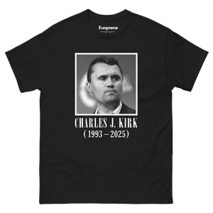 Charlie Kirk Shirt, True Patriot 1993-2025 Rip Memorial Conservative Shirt - Bild 1 von 2