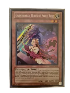 YuGiOh Gwenhwyfar, Queen of Noble Arms Secret Rare LVAL-EN086 - Picture 1 of 1