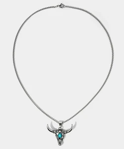 Joe Browns Women's Steer Pendant Necklace, Silver, One Size - Picture 1 of 2