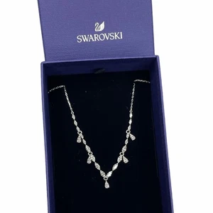 Swarovski Kristall Louison Halskette, klein, weiß, rhodiniert 5419242 - Bild 1 von 12