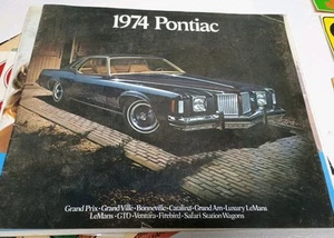 Brochure vendita Pontiac 1974 buone condizioni pulita - Foto 1 di 2
