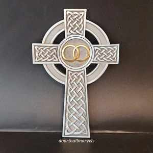 2000 Jeweled Cross Co. Berkander Keltenkreuz Hochzeitstag 7,75 Zoll - Bild 1 von 9