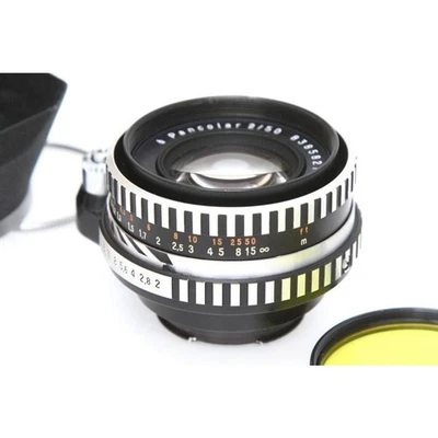 NEAR MINT Zeiss Ikon Pancolar 50mm f/2 Exakta Mount, Hood, Lens Filter - Image 1 of 4