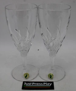 Pair of Waterford Merrill Crystal Iced Tea 8 1/4" Water Goblets - Picture 1 of 13