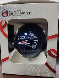 Superbowl XLIX champions 02/01/15 New England Patriots Arizona Ornament - Picture 1 of 1