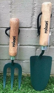 Rolson Schwerlast Gartengeräte Set 2-teilig Handkelle & Umpflanzgabel " - Bild 1 von 1