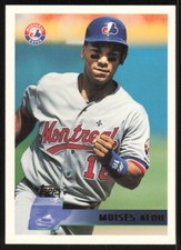 1996 Topps Baseball Moises Alou #309 Montreal Expos