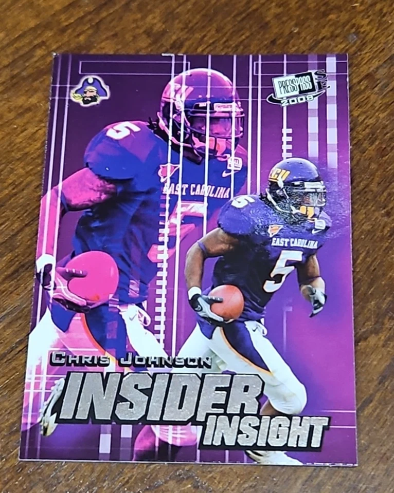 Press Pass SE #II-19 2008 Chris Johnson Insider Insight Foto 1 de 2