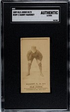 1887-1889 Old Judge N172 #289-1 Danny Mahoney SGC A St. Joes Rare Player & Pose