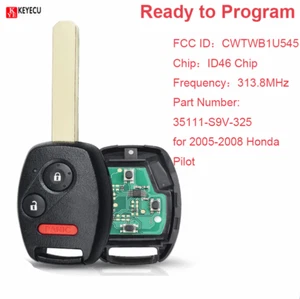 Mando a distancia para Honda Pilot 2005 2006 2007 2008 3 botones ID46 CWTWB1U545 - Imagen 1 de 5