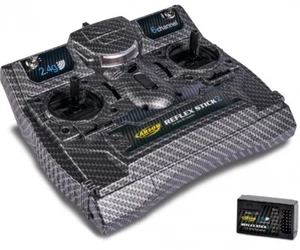 Carson 500501007 - Extreme Carbon Reflex Stick II 2.4G 6CH Neuware - Bild 1 von 1