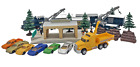 New Ray Toy ~Diesel Train Playset~ Nr1688 Vintage Train/Station/Cars/People 1996