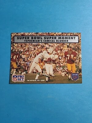 Garo Yepremian 1990 Pro Set Super Bowl Football Card # 141 I4352 - Image 1 of 2