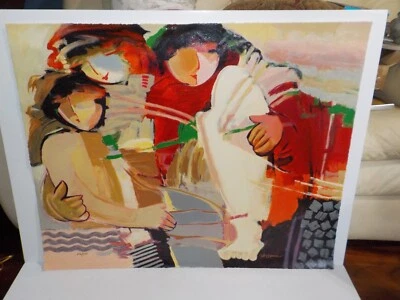"Caring" LIMITED EDITION Serigraph by Hessam Abrishami, Numbered and Signed - Image 1 of 4