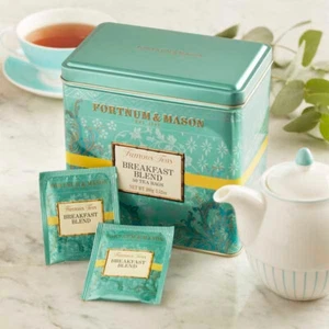 FORTNUM AND MASON BREAKFAST BLEND 50 TEA BAGS  - FORTNUM & MASON TEA BAGS TIN - Picture 1 of 1